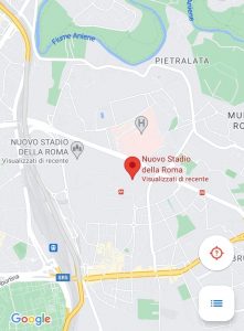 nuovo stadio google maps