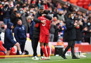 Wijanldum Liverpool v Crystal Palace - Premier League