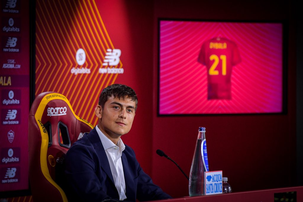 dybala AS Roma Unveil New Signing Paulo Dybala