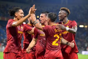 ibanez dybala abraham smalling Tottenham Hotspur v AS Roma - Pre-Season Friendly