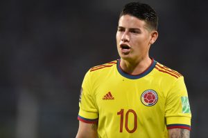 James Rodriguez Argentina v Colombia - FIFA World Cup Qatar 2022 Qualifier