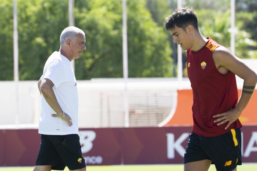 dybala mourinho AS Roma Training Session