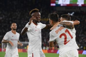Abraham Dybala Pellegrini AS Roma V Shakhtar Donetsk - Pre-Season Friendly