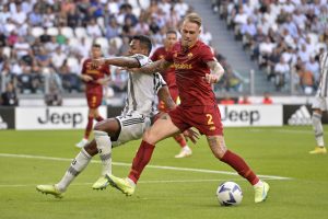 Karsdorp Juventus v AS Roma - Serie A