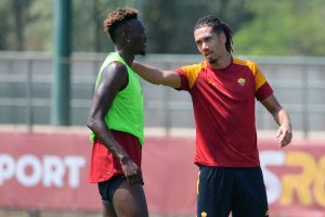 Smalling abraham AS Roma Training Session