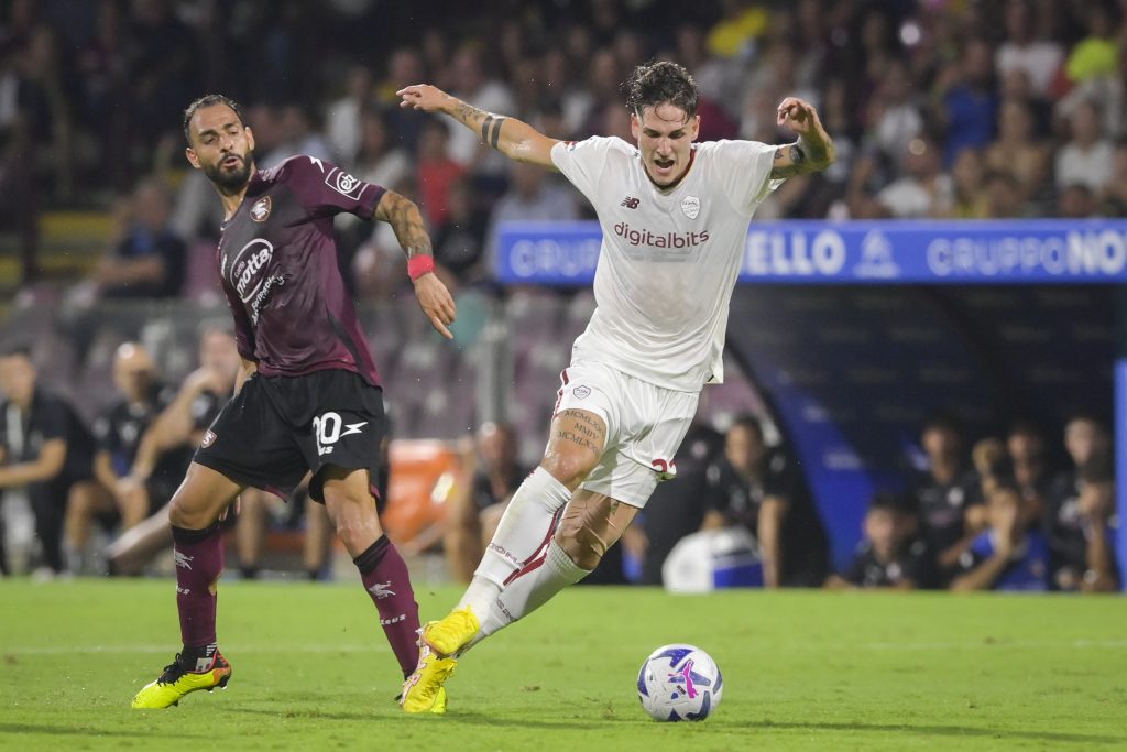 zaniolo Salernitana v AS Roma - Serie A