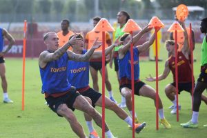 karsdorp AS Roma Training Session