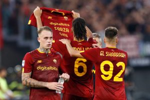 smalling karsdorp el shaarawy wijnaldum AS Roma v US Cremonese - Serie A