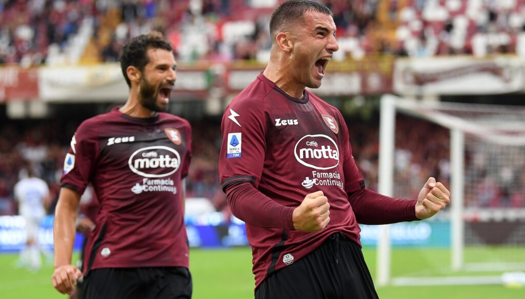 bonazzoli candreva Salernitana v UC Sampdoria - Serie A