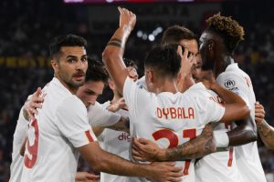 Dybala Pellegrini Abraham AS Roma V Shakhtar Donetsk - Pre-Season Friendly