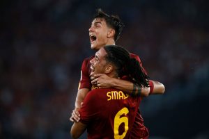 dybala smalling AS Roma v US Cremonese - Serie A