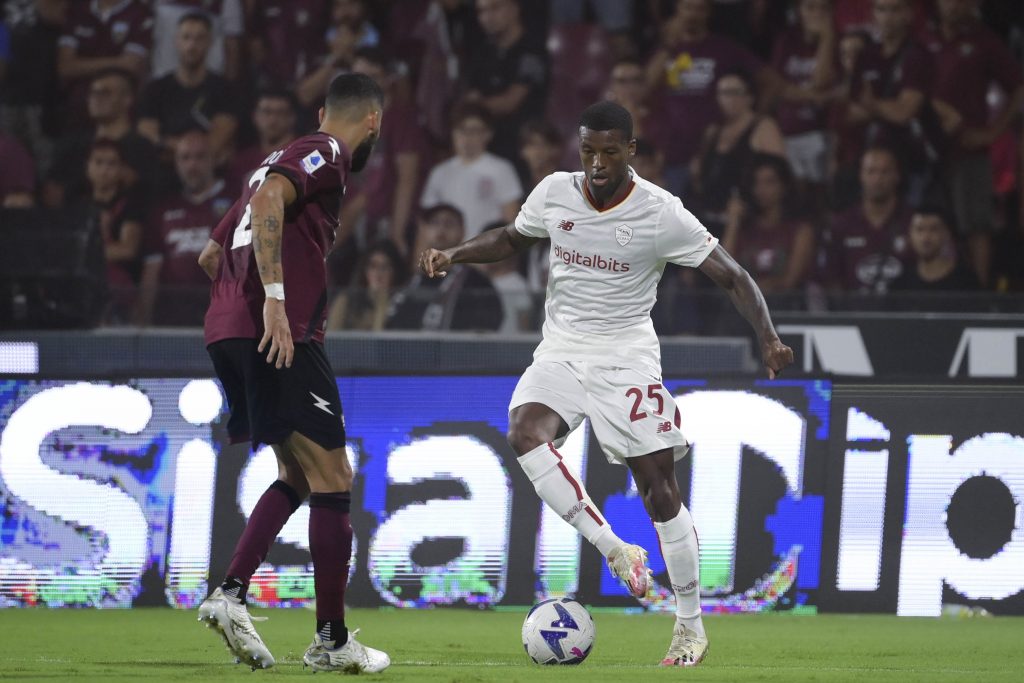 wijnaldum Salernitana v AS Roma - Serie A