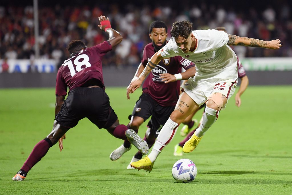 zaniolo Salernitana v AS Roma - Serie A