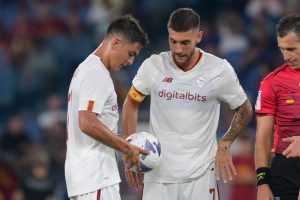 Dybala Pellegrini AS Roma V Shakhtar Donetsk - Pre-Season Friendly