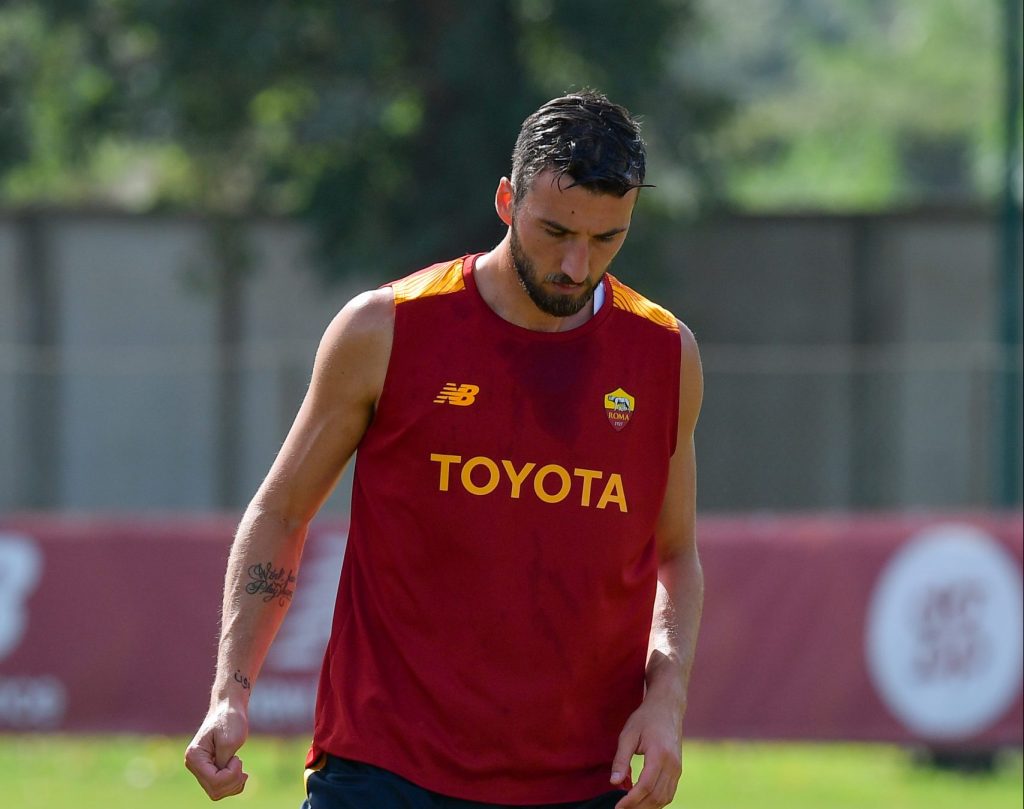 Cristante AS Roma Training Session