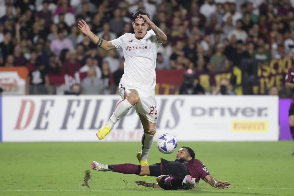zaniolo Salernitana v AS Roma - Serie A