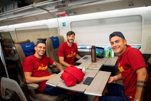 Vina Ibanez Dybala AS Roma Travel To Salerno
