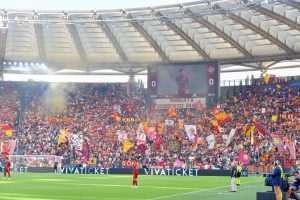 olimpico tifosi AS Roma v US Cremonese - Serie A