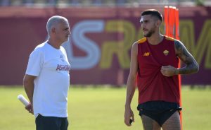 Mourinho Pellegrini AS Roma Training Session