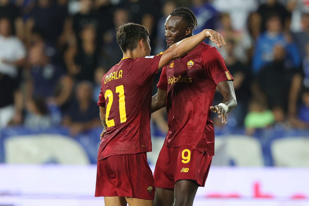 dybala abraham Empoli FC v AS Roma - Serie A