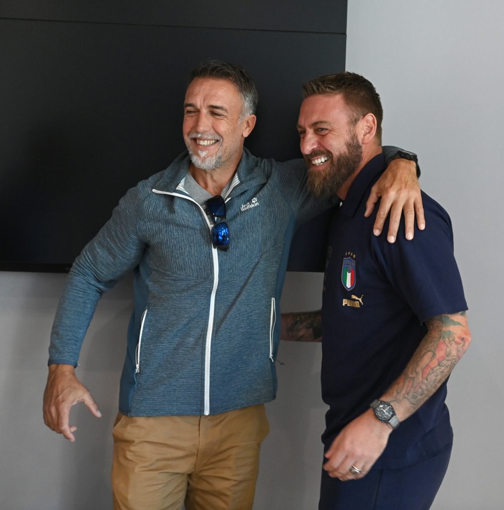 batistuta de rossi Italy  Training Session &amp; Press Conference