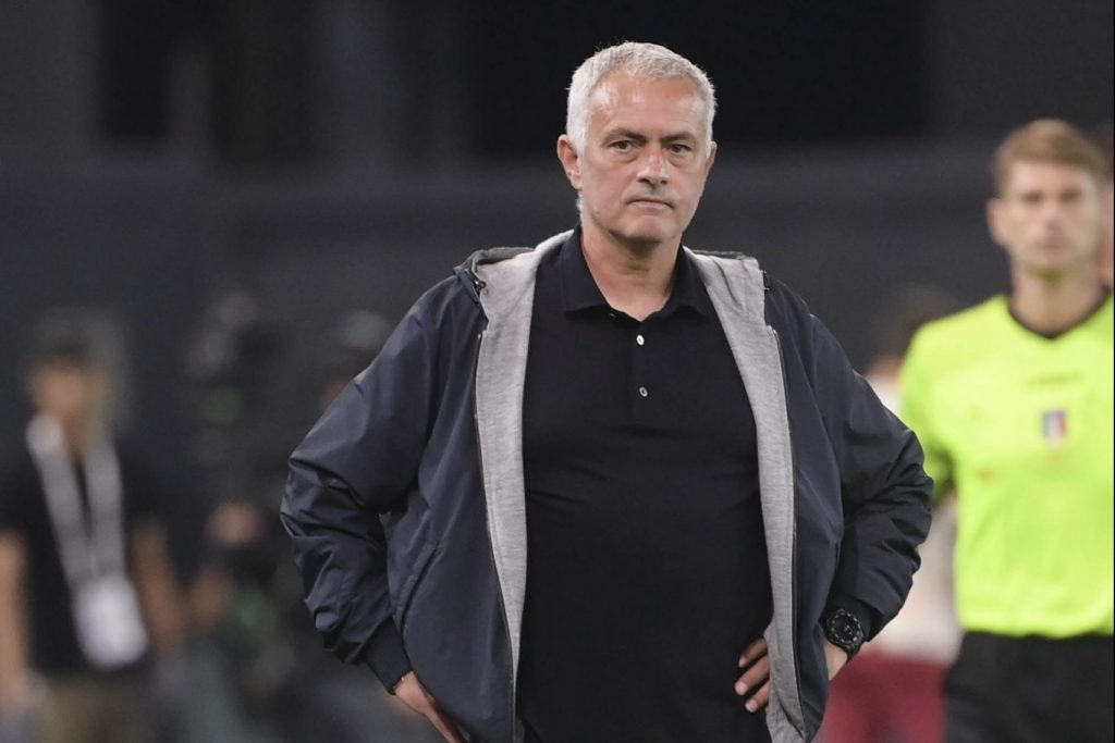 Mourinho Udinese Calcio v AS Roma - Serie A