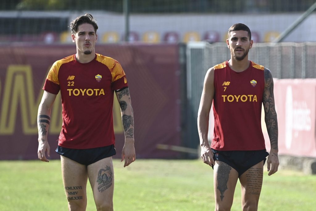 pellegrini zaniolo AS Roma Training Session