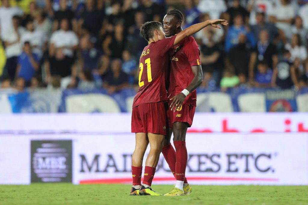 dybala abraham Empoli FC v AS Roma - Serie A