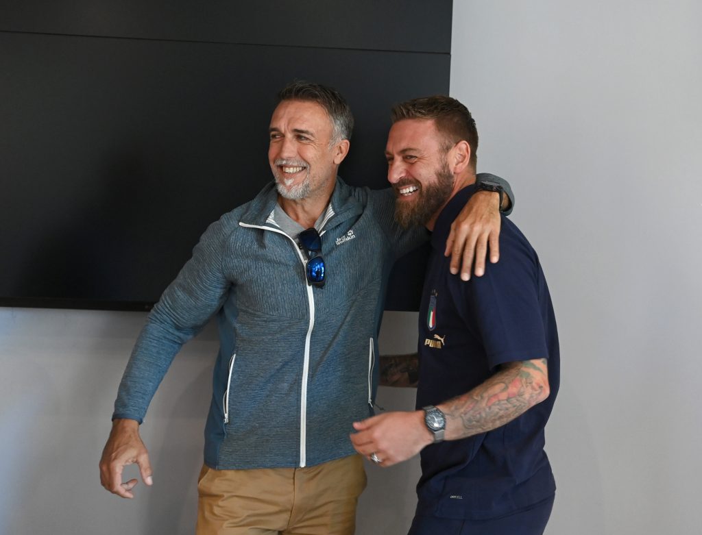 batistuta de rossi Italy  Training Session &amp; Press Conference