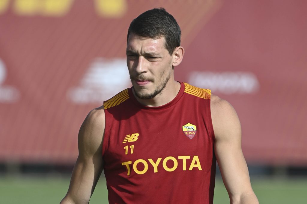 belotti AS Roma Training Session