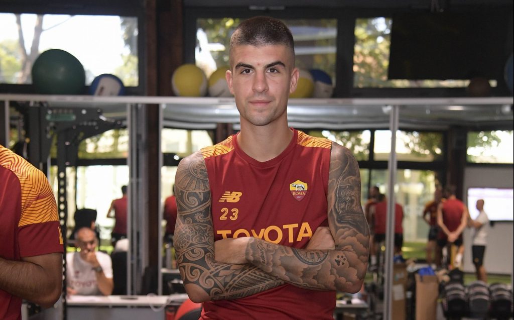 AS Roma Training Session trigoria allenamento mancini
