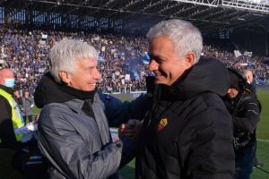 Mourinho Gasperini Atalanta BC v AS Roma - Serie A