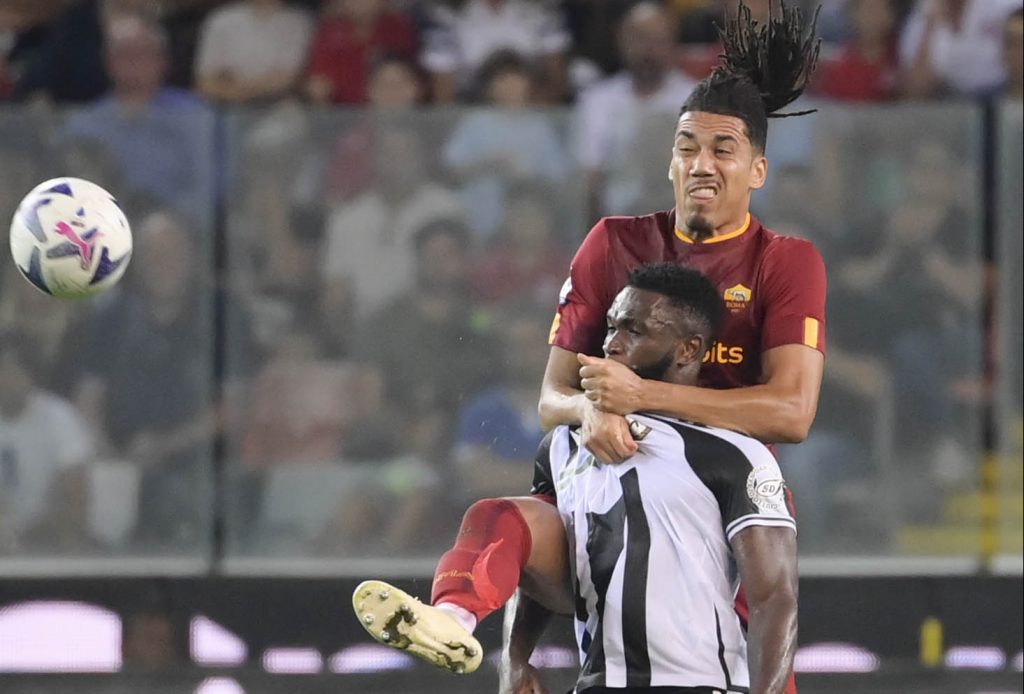 Smalling Udinese Calcio v AS Roma - Serie A