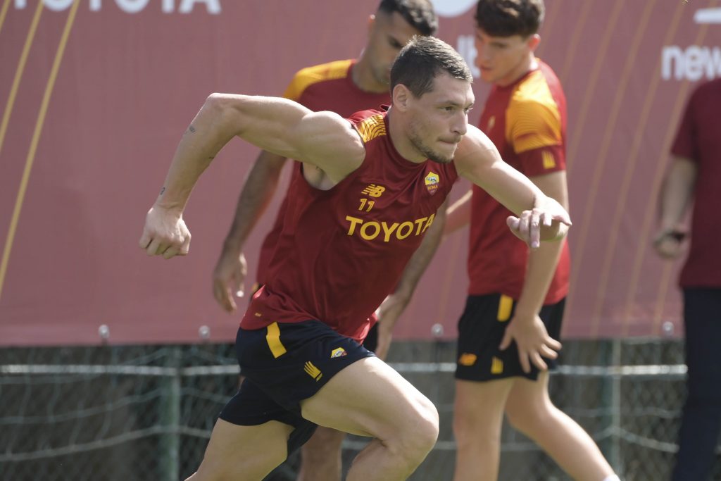 belotti AS Roma Training Session