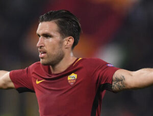 Strootman AS Roma v FC Barcelona - UEFA Champions League Quarter Final Second Leg