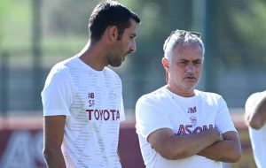 AS Roma Training Session Mourinho Foti