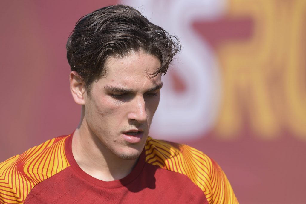 zaniolo As Roma Training Session