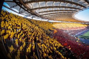 tifosi AS Roma v Atalanta BC - Serie A