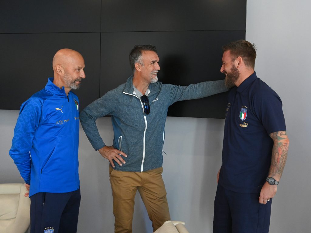 batistuta de rossi Italy  Training Session &amp; Press Conference