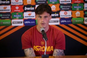 svilar AS Roma Press Conference