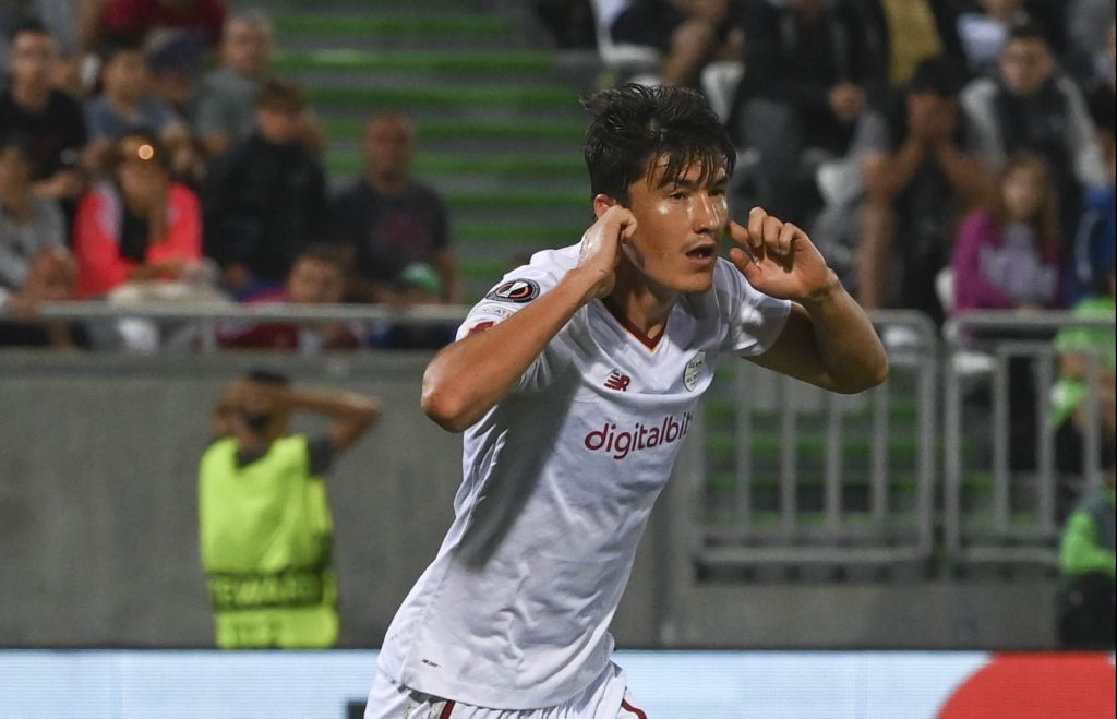 Shomurodov PFC Ludogorets Razgrad v AS Roma: Group C - UEFA Europa League