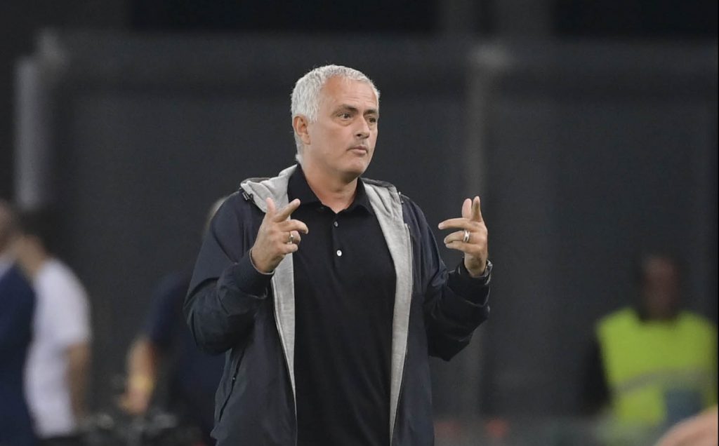 Mourinho Udinese Calcio v AS Roma - Serie A