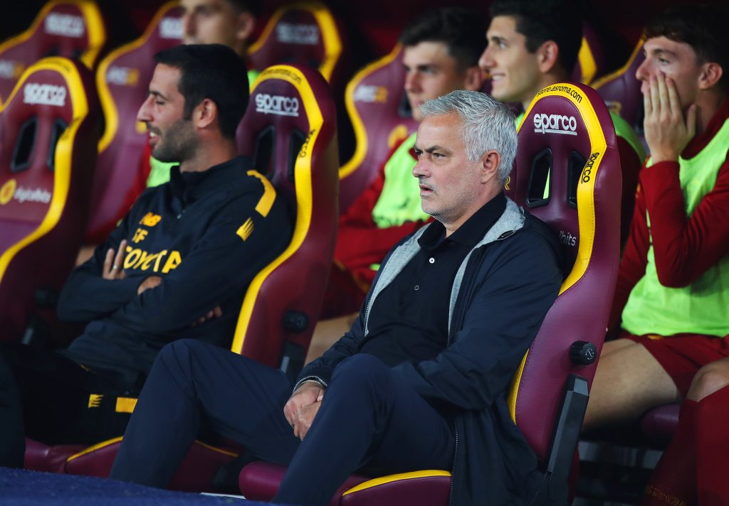 Jose Mourinho AS Roma v SSC Napoli - Serie A