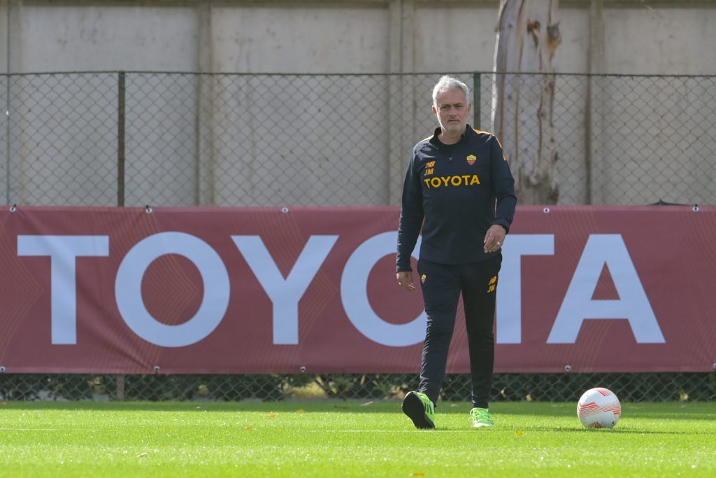 mourinho AS Roma Training Session