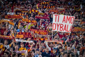 dybala tifosi AS Roma v US Lecce - Serie A