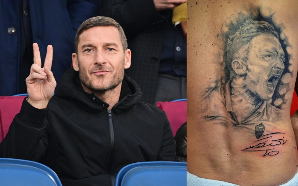 totti tatuaggio