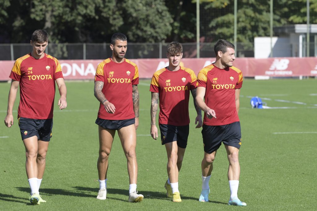 belotti spinazzola zalewski AS Roma Training Session