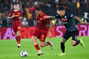 Lorenzo Pellegrini AS Roma v SSC Napoli - Serie A