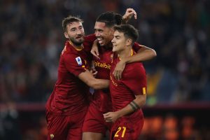 cristante smalling dybala AS Roma v US Lecce - Serie A