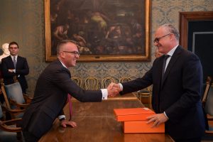 AS Roma New Stadium Project Unveiling berardi-gualtieri